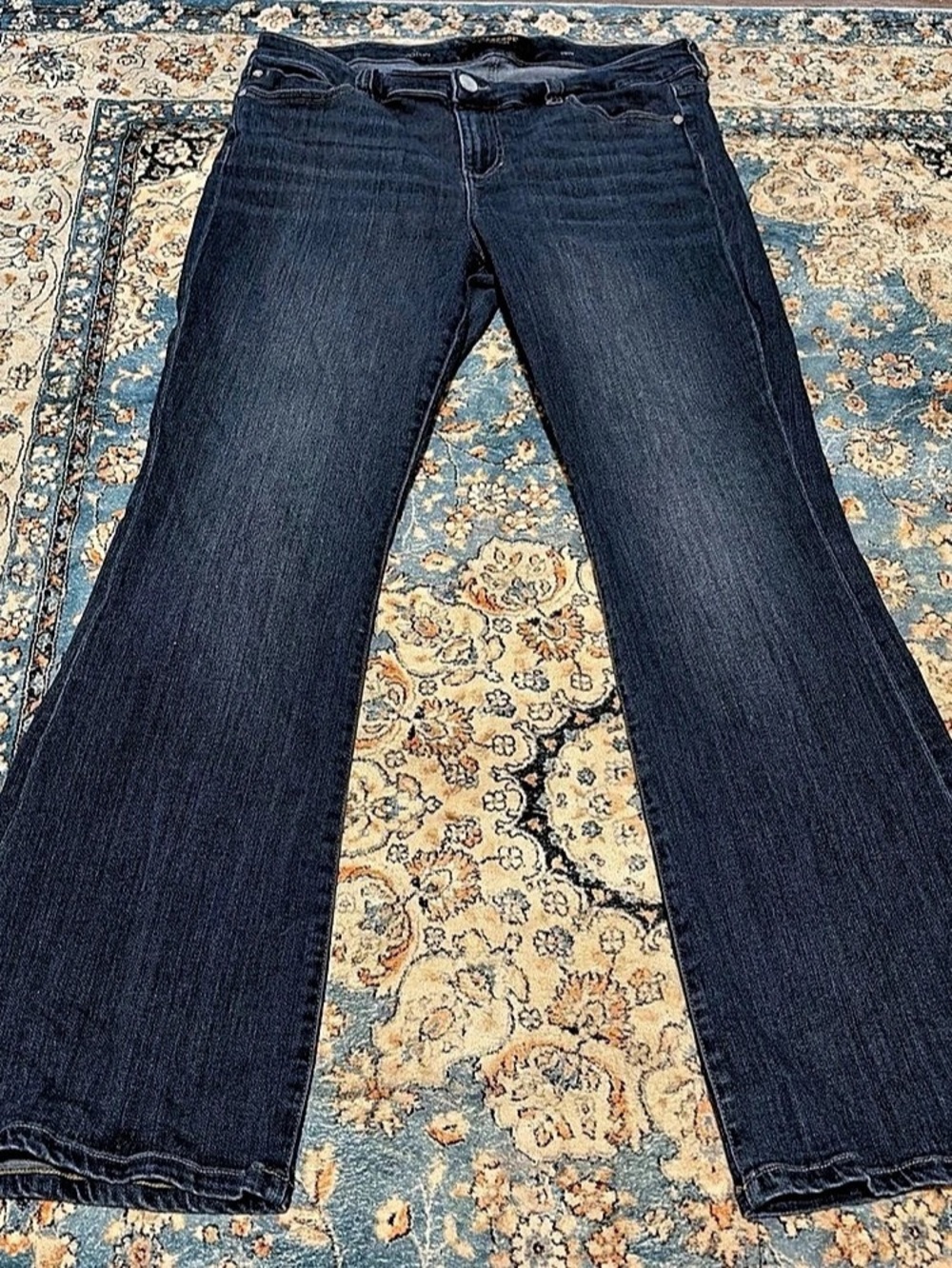 Liverpool Bootcut Jeans Blue Waist 18W